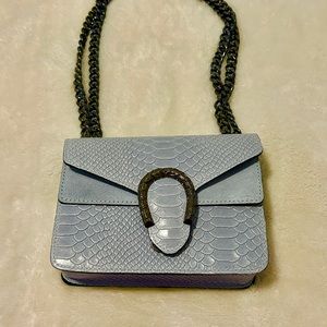 Designer Inspired Crossbody/Shoulder Bag Blue